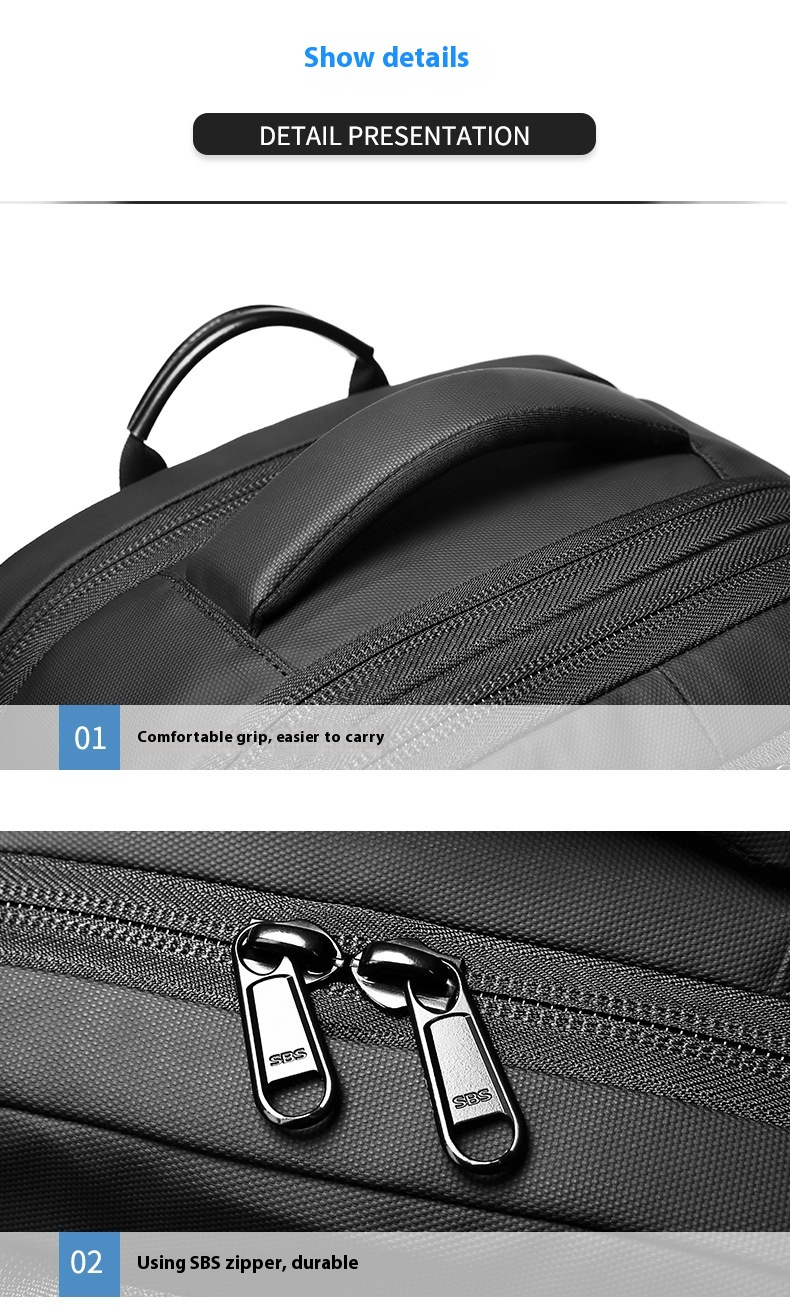 Unisex Large-Capacity Anti-Theft Backpack