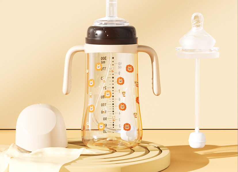 Newborn Baby Dual-Use Straw Drinking Cup