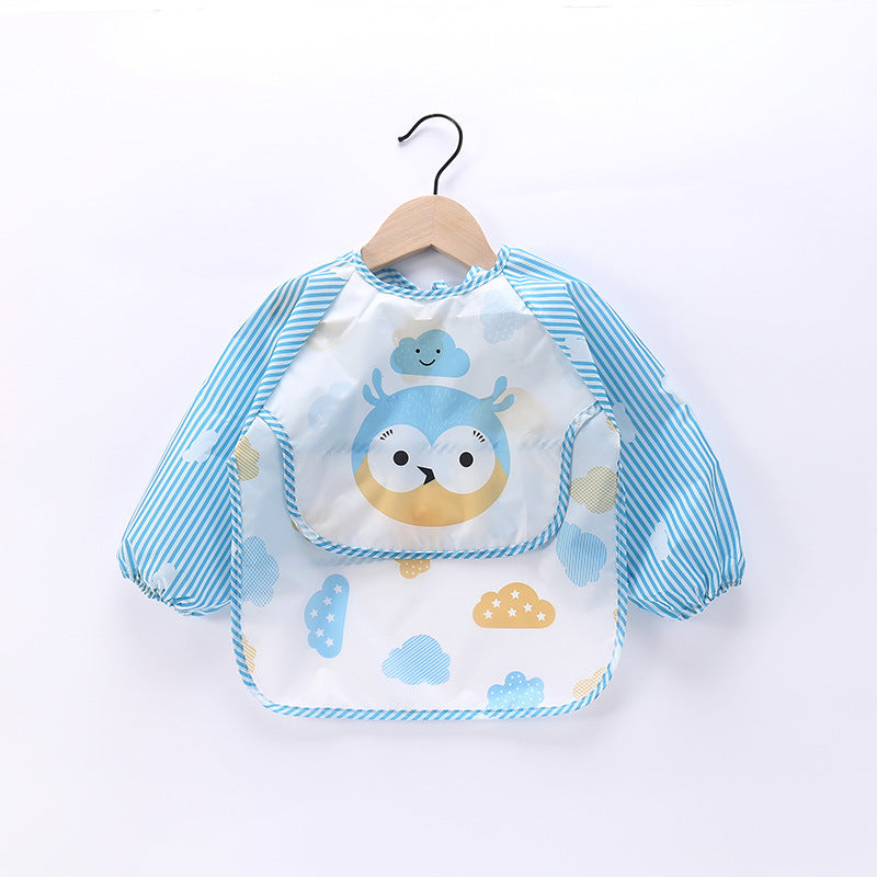 Wasserdichtes Baby-Lätzchen mit Cartoon-Design und Tasche