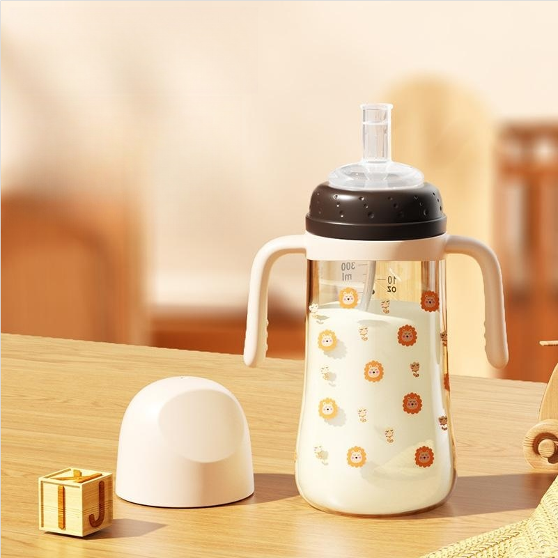 Newborn Baby Dual-Use Straw Drinking Cup