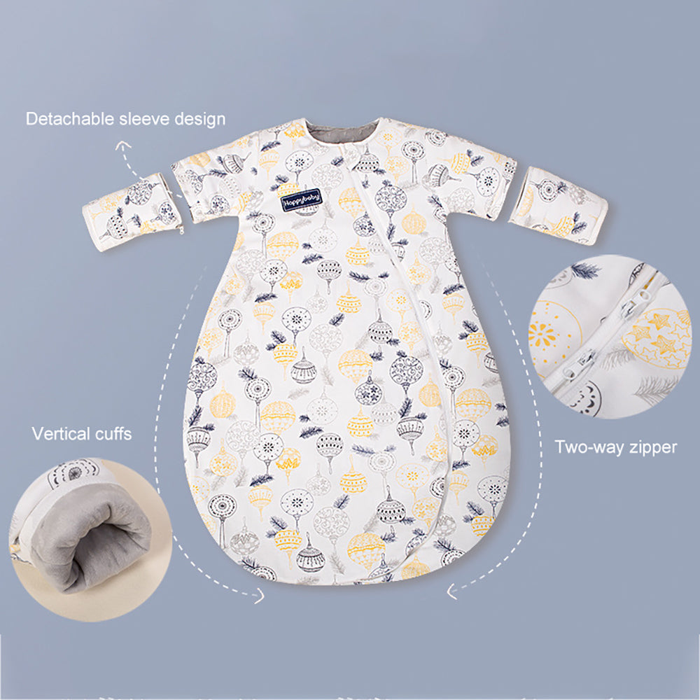 Children's Winter Sleeping Bag with Removable Sleeves