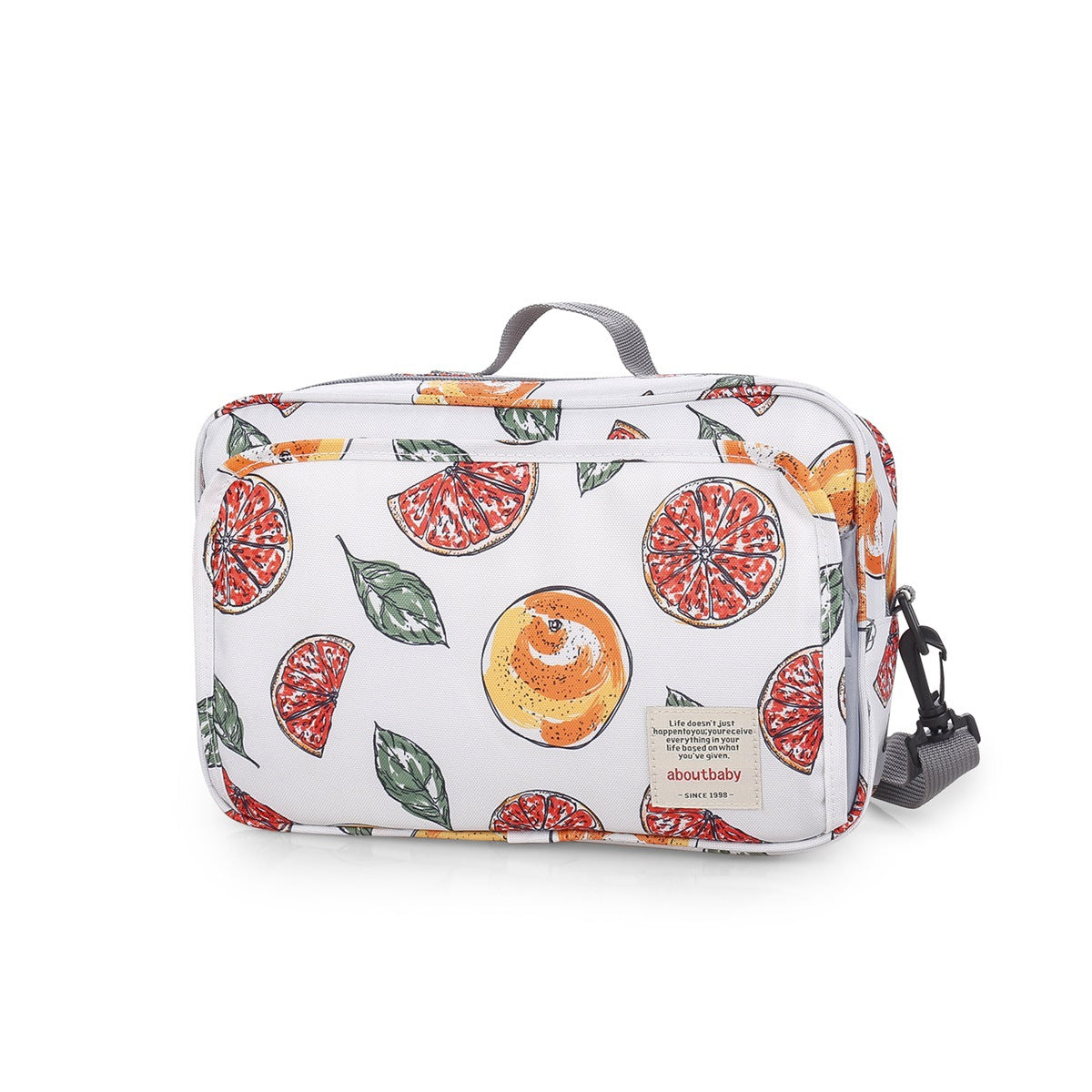 Waterproof Baby Stroller Diaper Bag with Print
