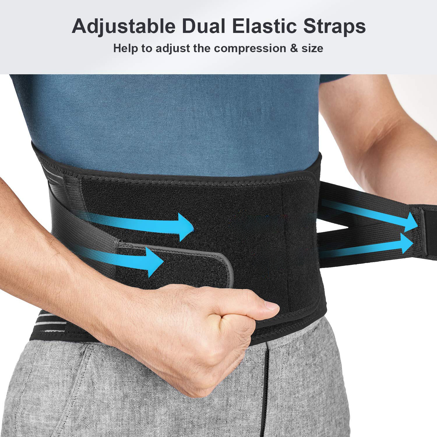 Adjustable Back Support Belt for Men's Basketball