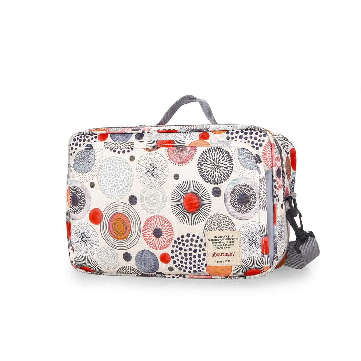 Waterproof Baby Stroller Diaper Bag with Print