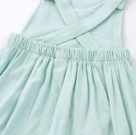 Baby Sleeveless Cotton Jumpsuit