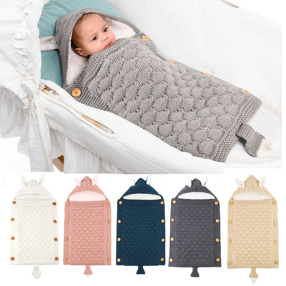 Newborn Baby Swaddle Sleeping Bag for Stroller Use