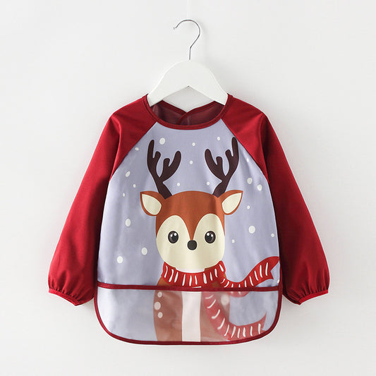 Waterproof Long Sleeve Baby Bibs for Self Feeding