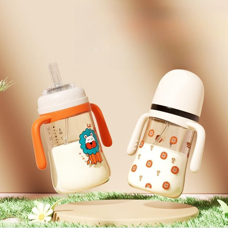 Newborn Baby Dual-Use Straw Drinking Cup