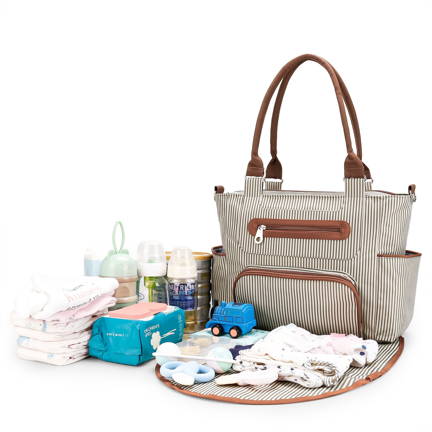 Mom's Multi-Functional Large Capacity Diaper Bag