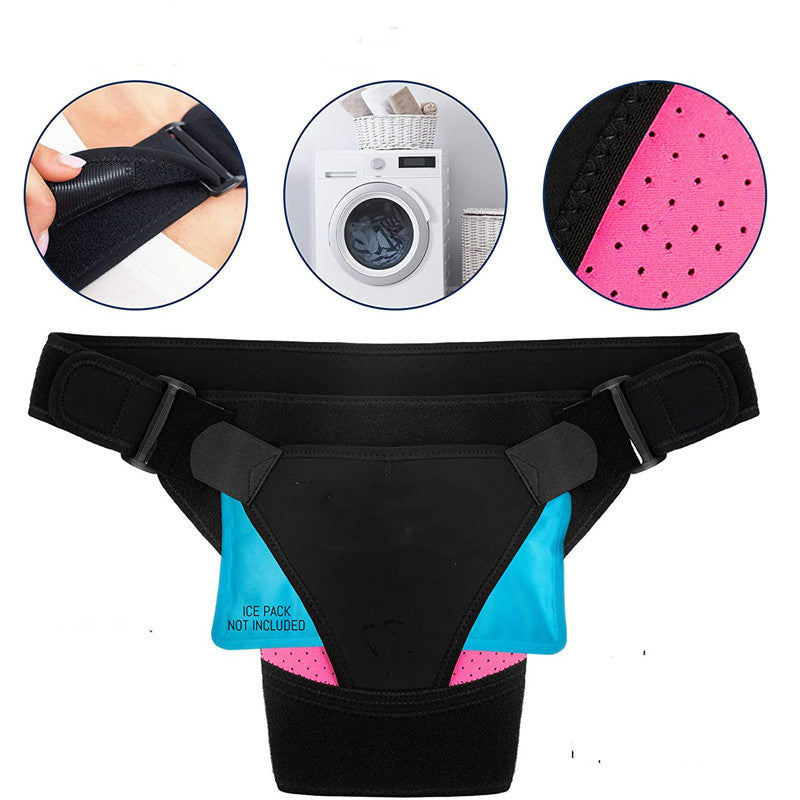 Adjustable Breathable Sports Shoulder Support with Ice Pack
