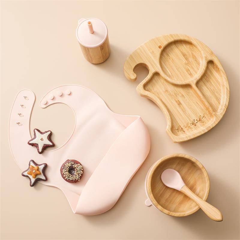 Baby Silicone Bowl Newborn 4 Piece Feeding Set