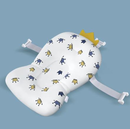 Baby Bath Seat – Foldable, Anti-Slip, Soft Cushion