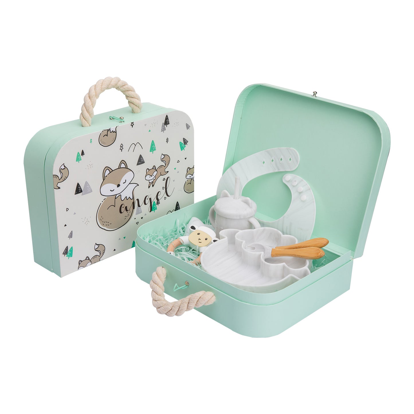 Baby Silicone Bowl Newborn 4 Piece Feeding Set