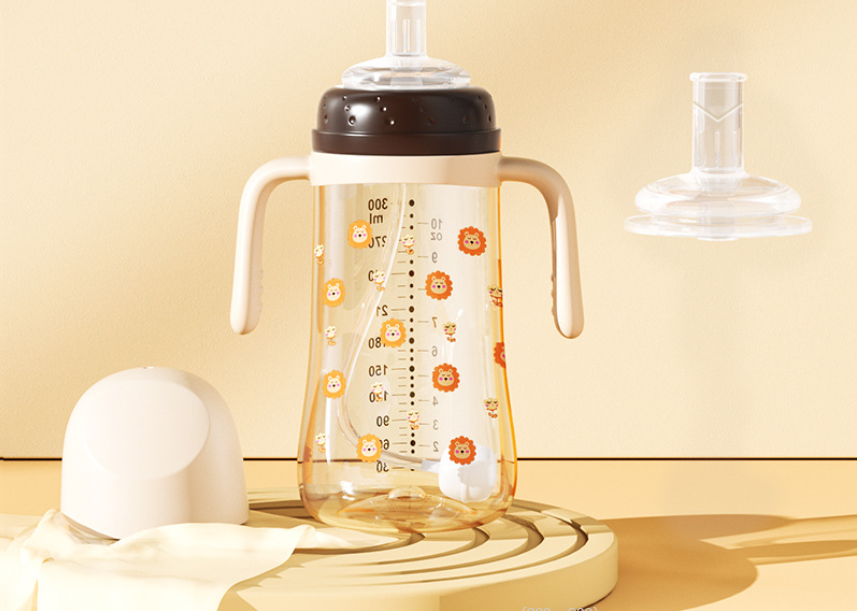 Newborn Baby Dual-Use Straw Drinking Cup
