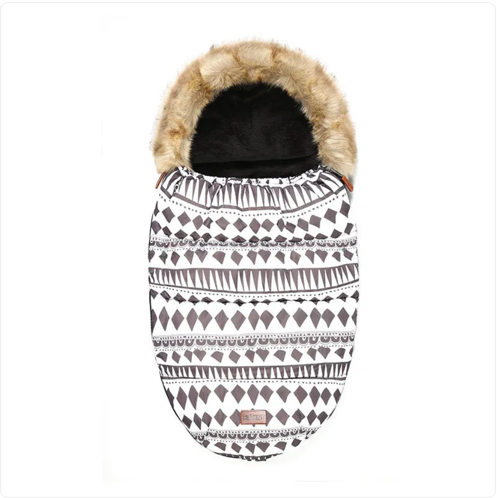 Babyschlafsack mit Anti-Strampel-Funktion und Seidenraupen-Kokoneffekt
