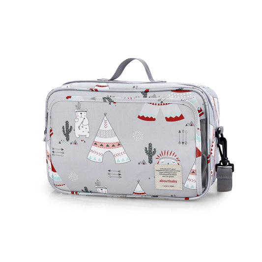 Waterproof Baby Stroller Diaper Bag with Print