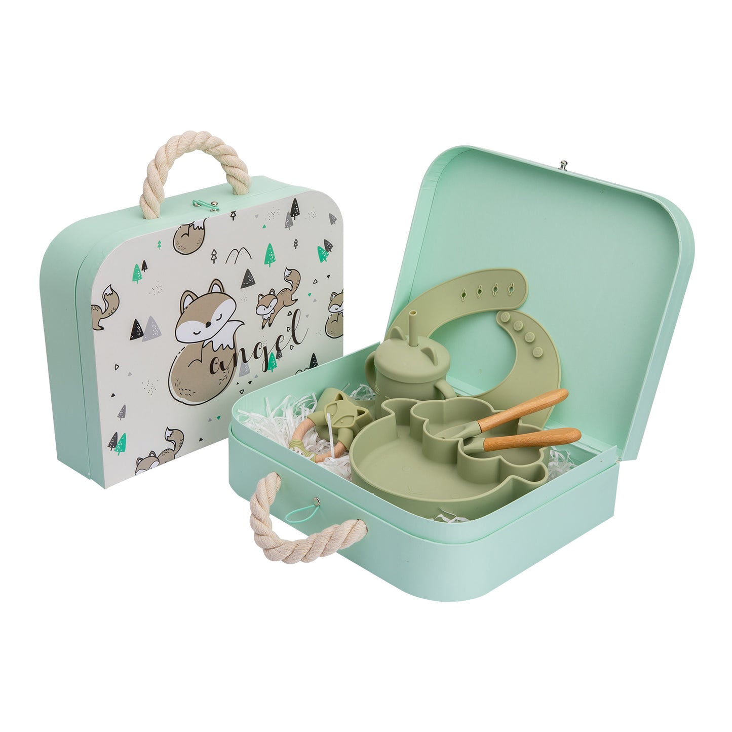 Baby Silicone Bowl Newborn 4 Piece Feeding Set
