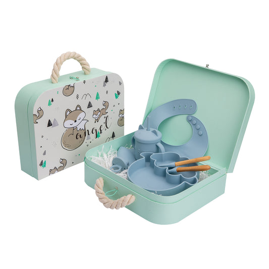 Baby Silicone Bowl Newborn 4 Piece Feeding Set