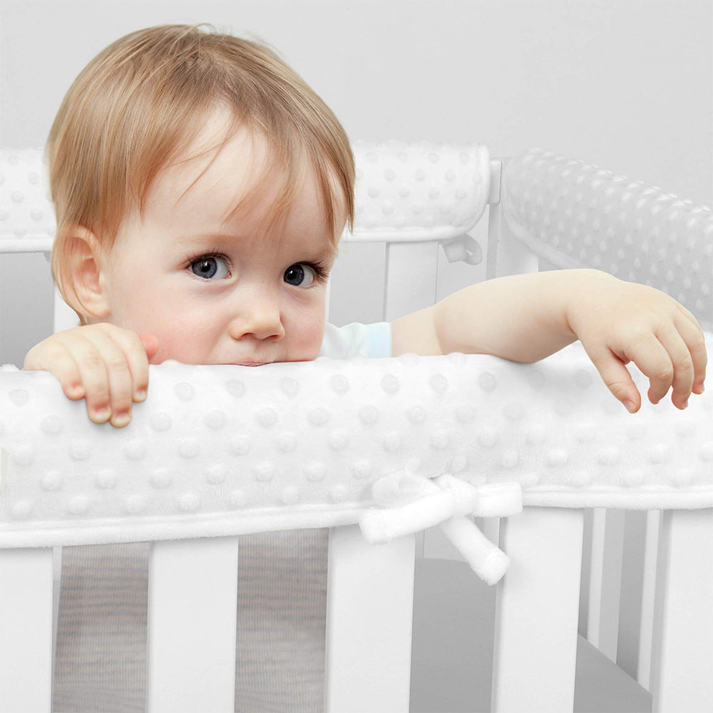 Baby Crib Plush Edge Bumper Guard for Safety