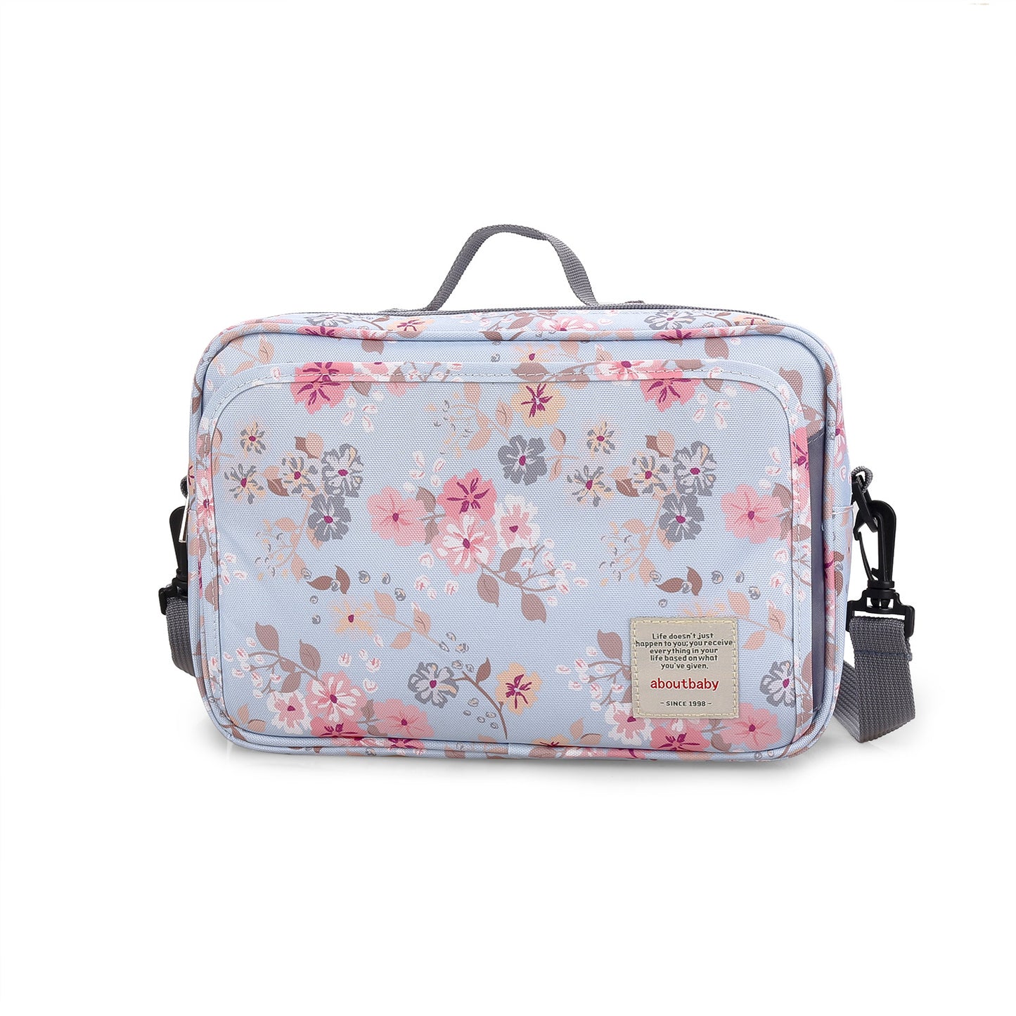 Waterproof Baby Stroller Diaper Bag with Print