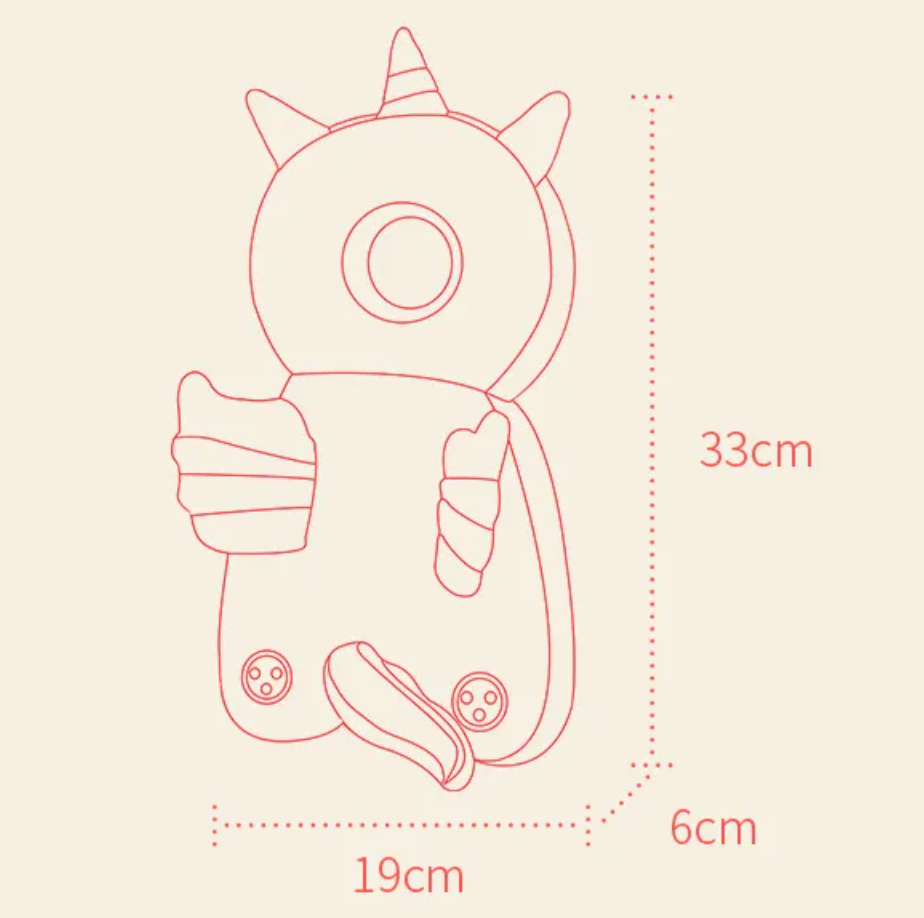 Tencel Baby Safety Pillow with Anti-Fall Design