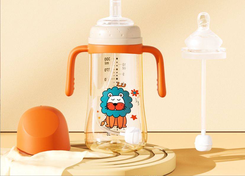 Newborn Baby Dual-Use Straw Drinking Cup