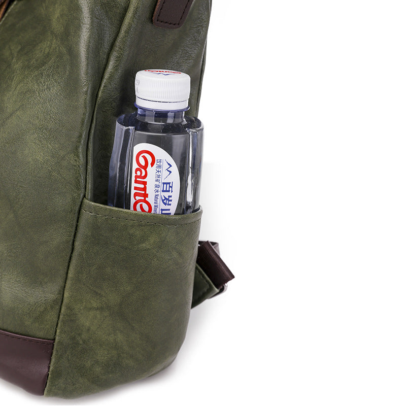 Großer Anti-Diebstahl-Rucksack für Damen (PU-Leder)