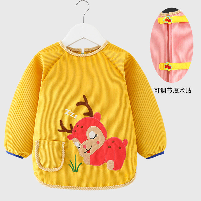 Waterproof Bib for Boys - Stylish Reversible Design