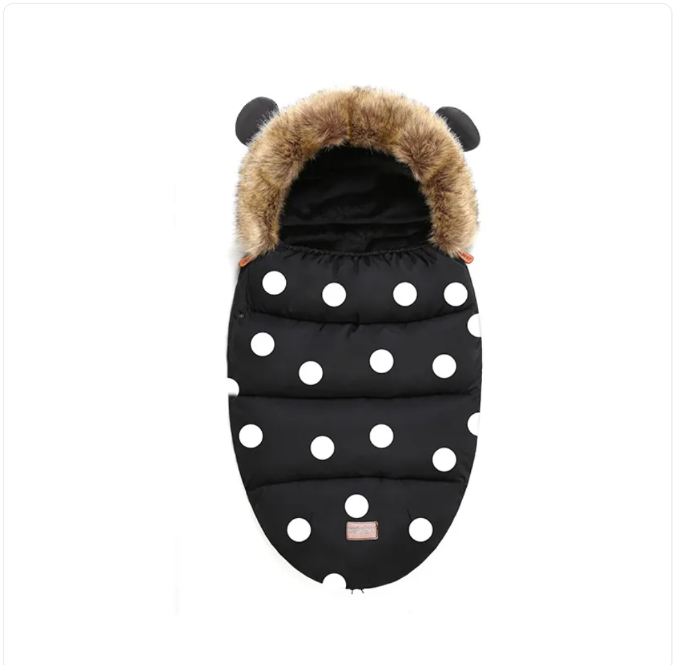 Babyschlafsack mit Anti-Strampel-Funktion und Seidenraupen-Kokoneffekt