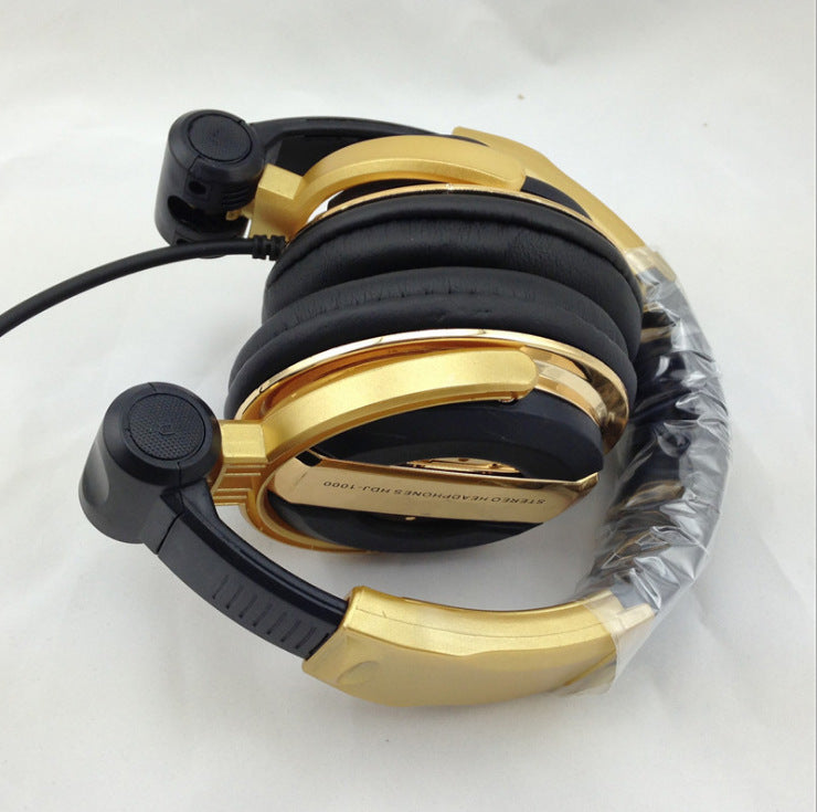 DJ1000 Over-Ear Metal Headphones with Deep Bass