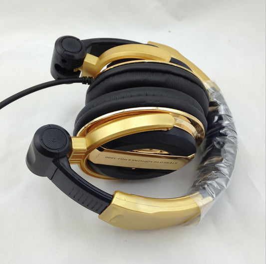 DJ1000 Over-Ear Metal Headphones with Deep Bass